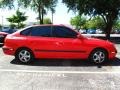 2002 Rally Red Hyundai Elantra GT Hatchback  photo #2