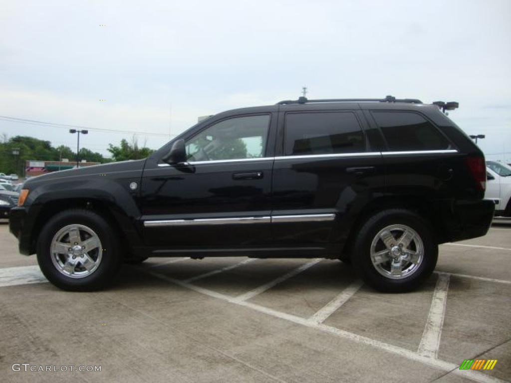 2006 Grand Cherokee Limited 4x4 - Black / Medium Slate Gray photo #6