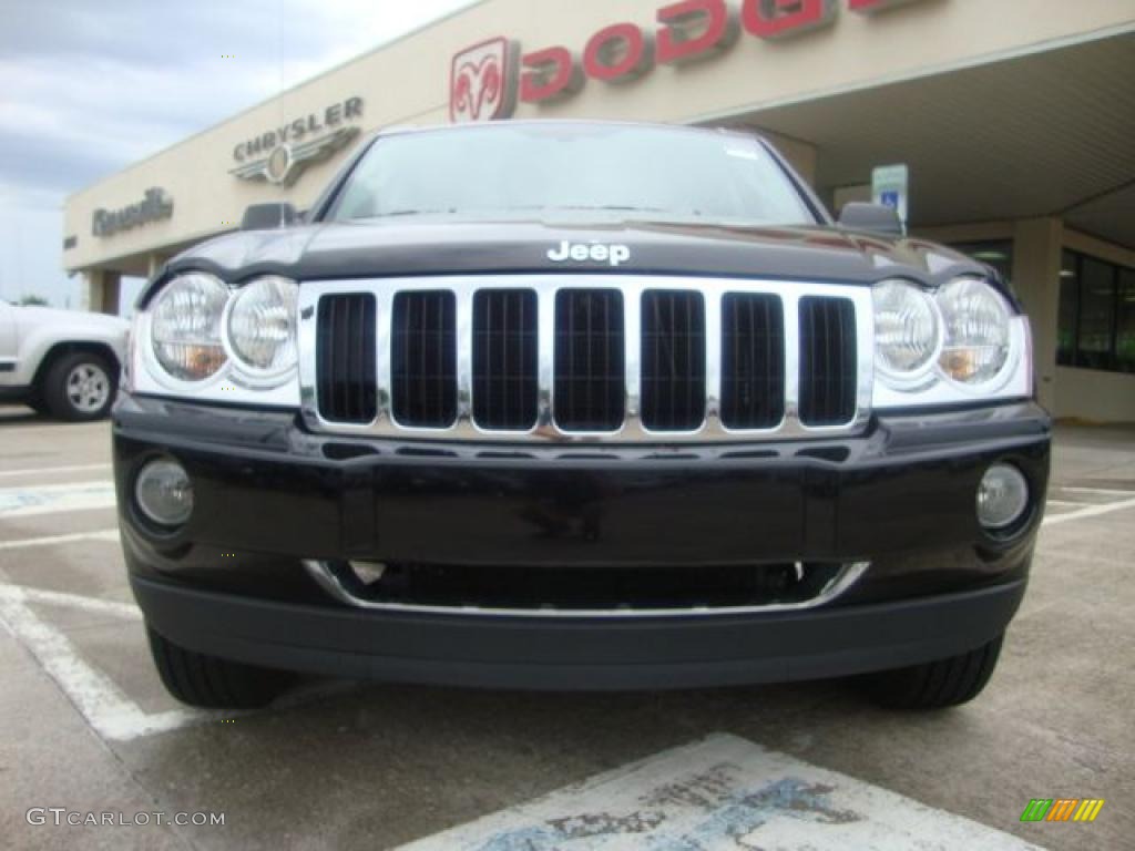 2006 Grand Cherokee Limited 4x4 - Black / Medium Slate Gray photo #8