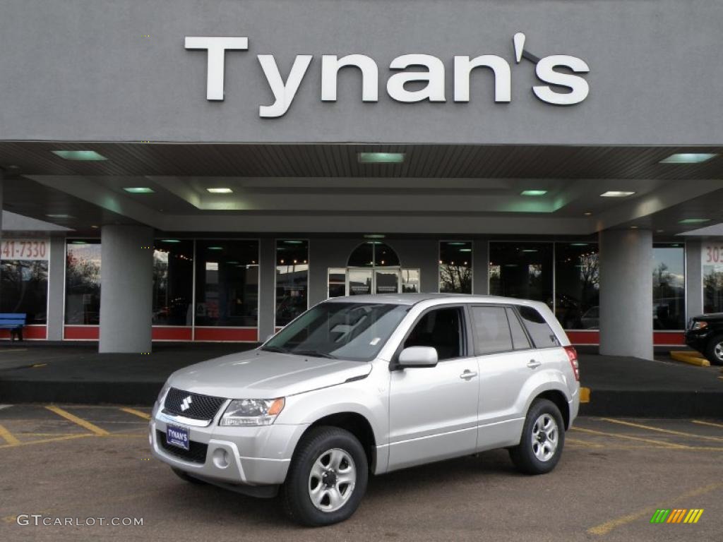 2008 Grand Vitara 4x4 - Quicksilver Metallic / Black photo #1