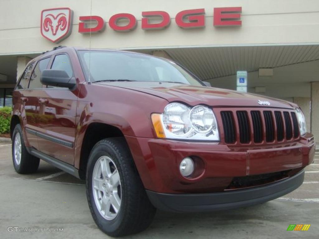 2007 Grand Cherokee Laredo - Red Rock Crystal Pearl / Khaki photo #1