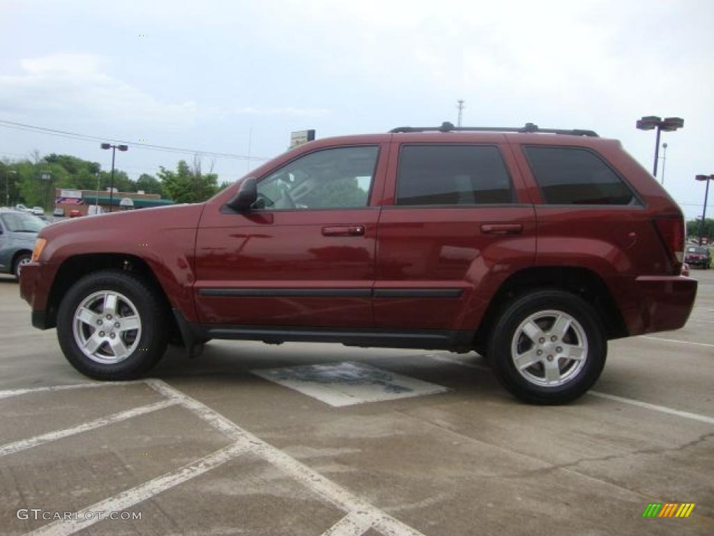 2007 Grand Cherokee Laredo - Red Rock Crystal Pearl / Khaki photo #6