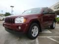 2007 Red Rock Crystal Pearl Jeep Grand Cherokee Laredo  photo #7