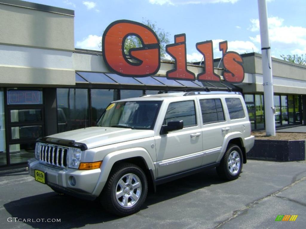 2007 Commander Limited 4x4 - Light Graystone Pearl / Dark Slate Gray/Light Graystone photo #1