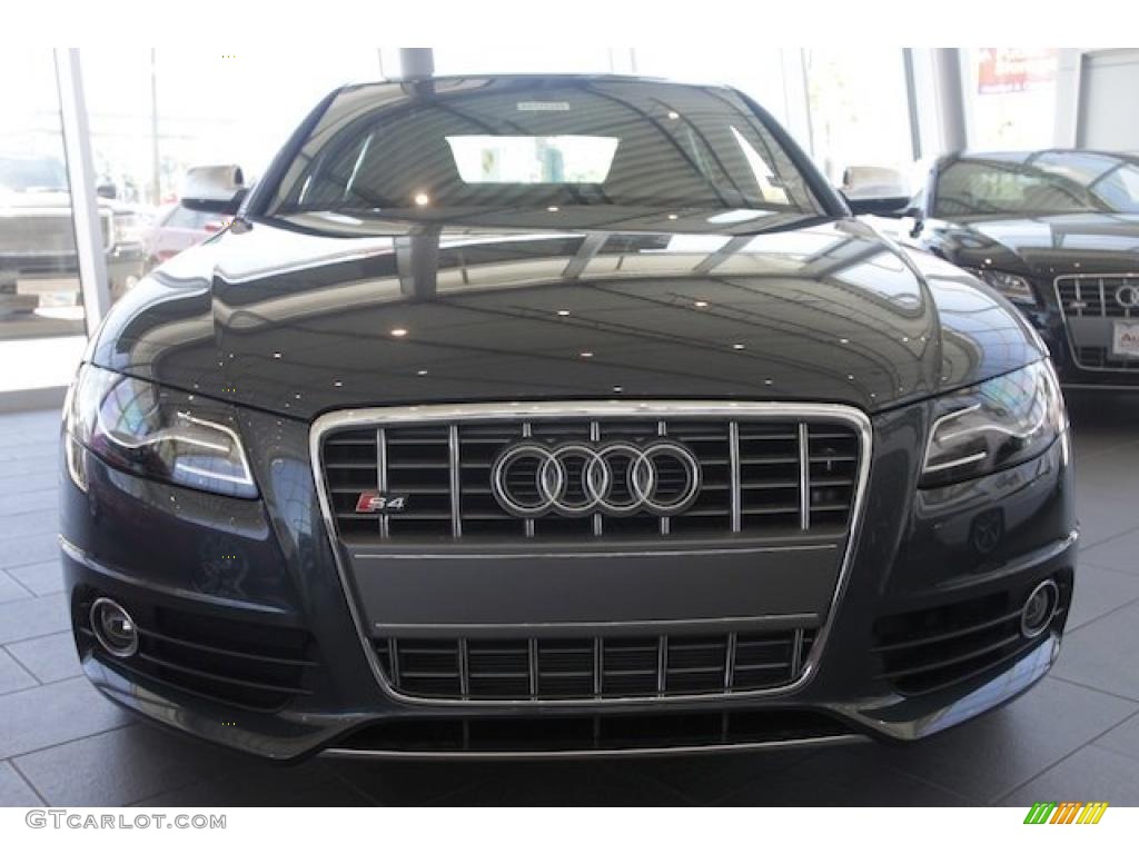 2010 S4 3.0 quattro Sedan - Meteor Gray Pearl Effect / Black photo #2