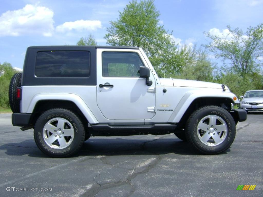 2009 Wrangler Sahara 4x4 - Bright Silver Metallic / Dark Slate Gray/Medium Slate Gray photo #8