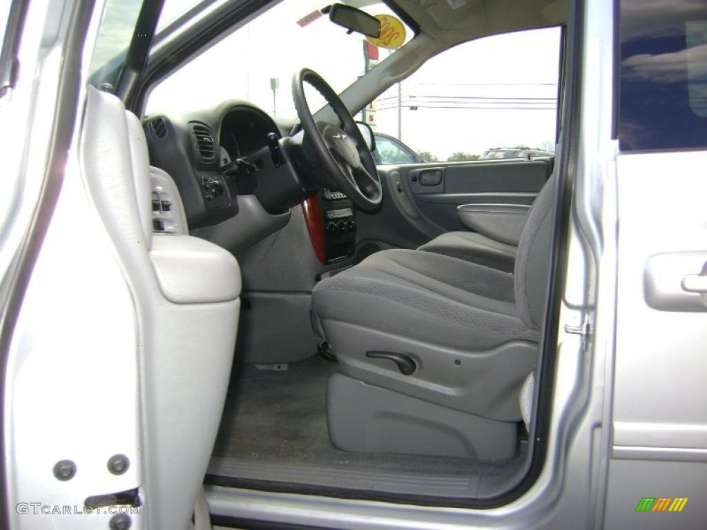 2007 Town & Country LX - Bright Silver Metallic / Medium Slate Gray photo #10