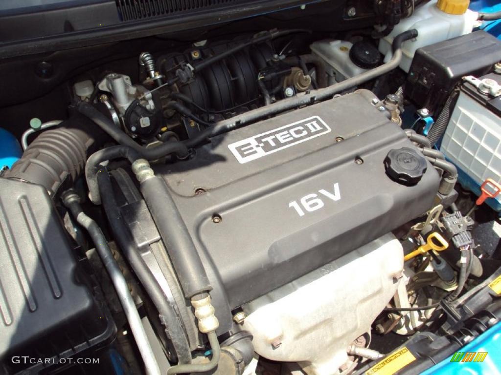 2004 Aveo Sedan - Bright Blue Metallic / Gray photo #16