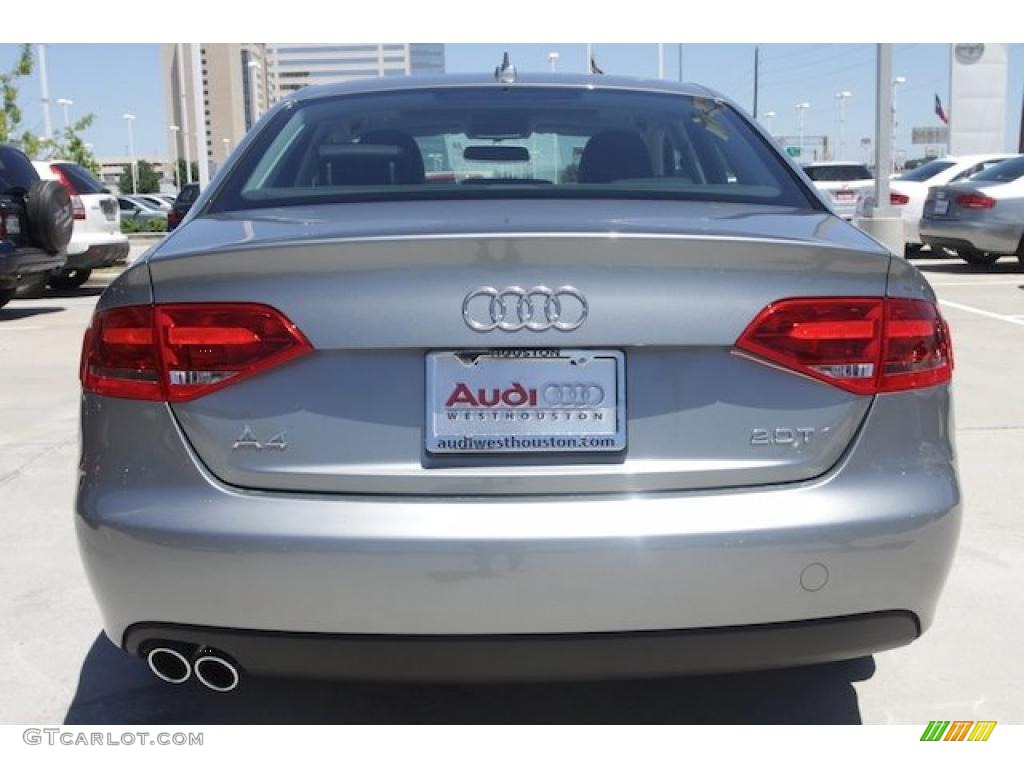 2010 A4 2.0T Sedan - Quartz Gray Metallic / Black photo #6