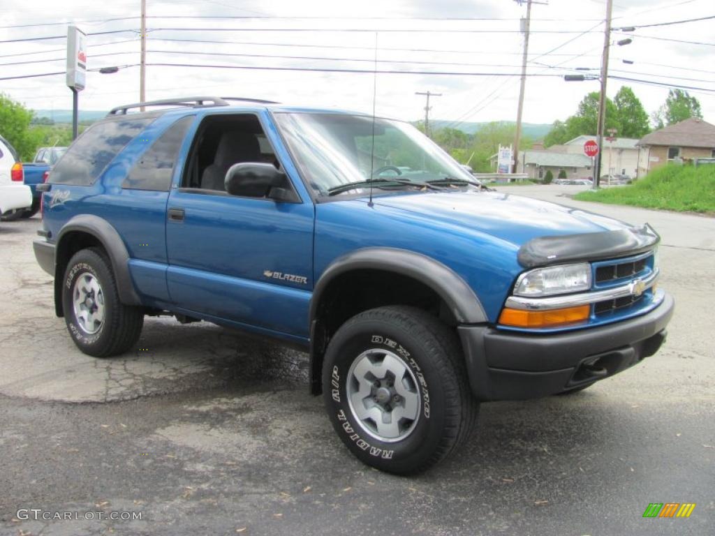2001 Blazer LS ZR2 4x4 - Space Blue Metallic / Graphite photo #5
