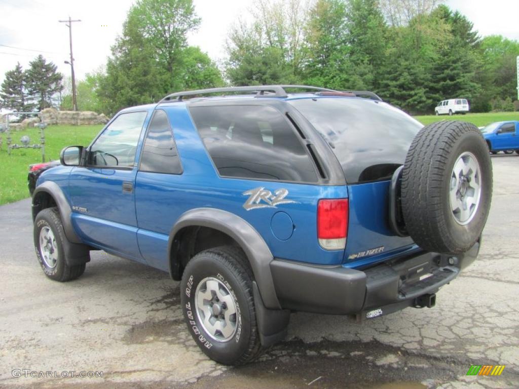 2001 Blazer LS ZR2 4x4 - Space Blue Metallic / Graphite photo #11