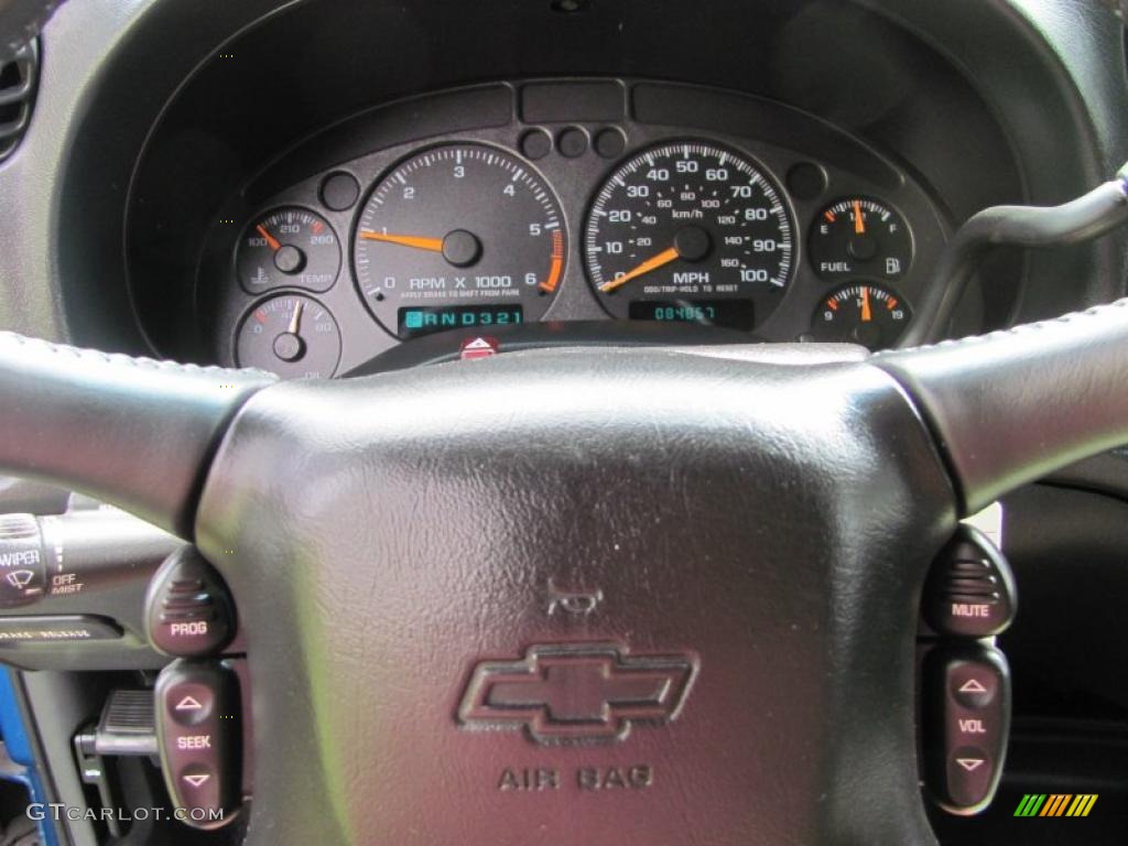 2001 Blazer LS ZR2 4x4 - Space Blue Metallic / Graphite photo #21