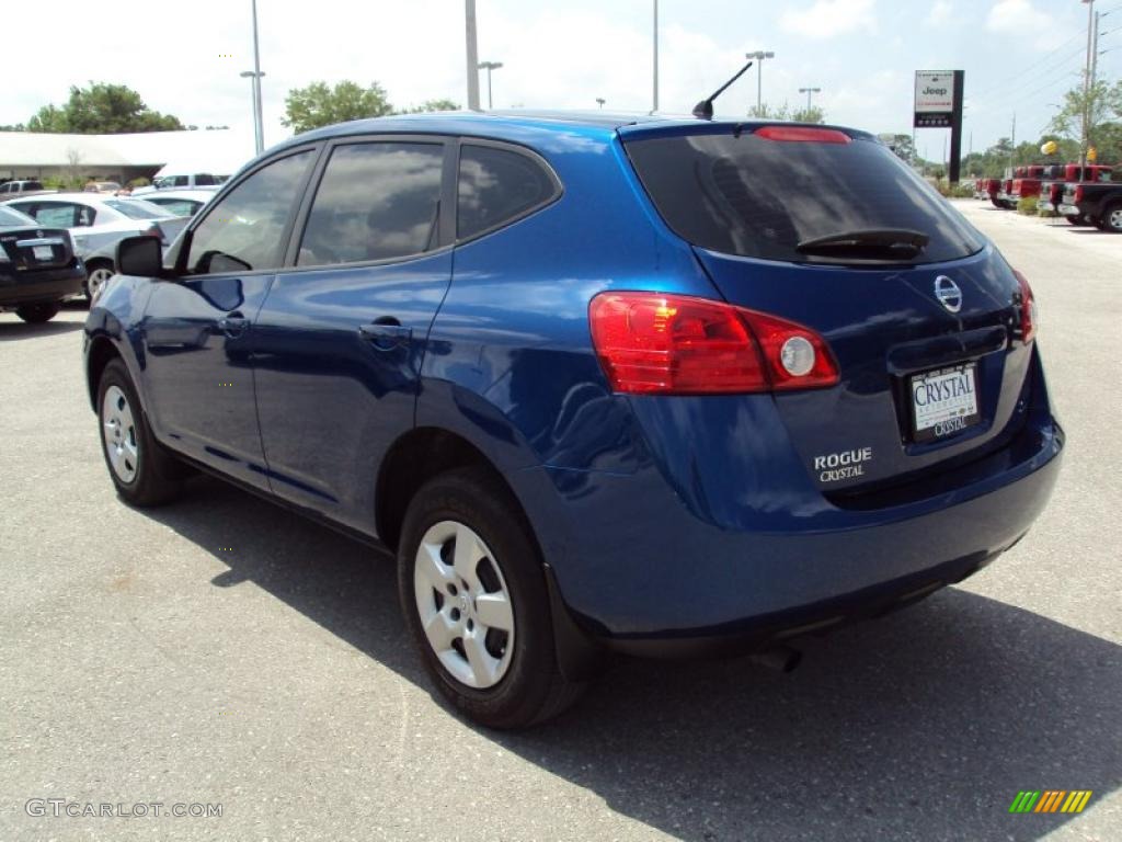 2008 Rogue S - Indigo Blue Metallic / Gray photo #3