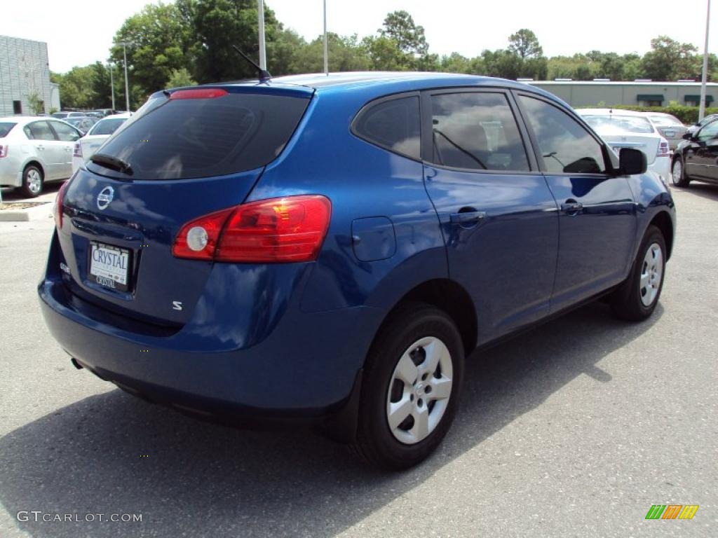 2008 Rogue S - Indigo Blue Metallic / Gray photo #9