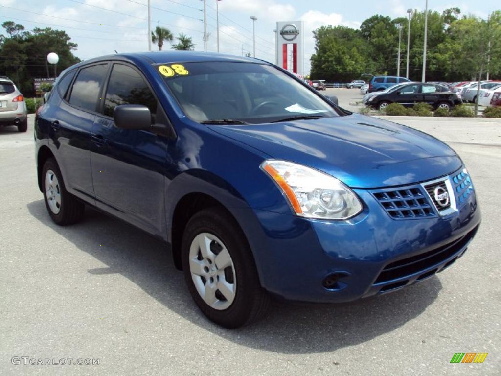2008 Rogue S - Indigo Blue Metallic / Gray photo #11