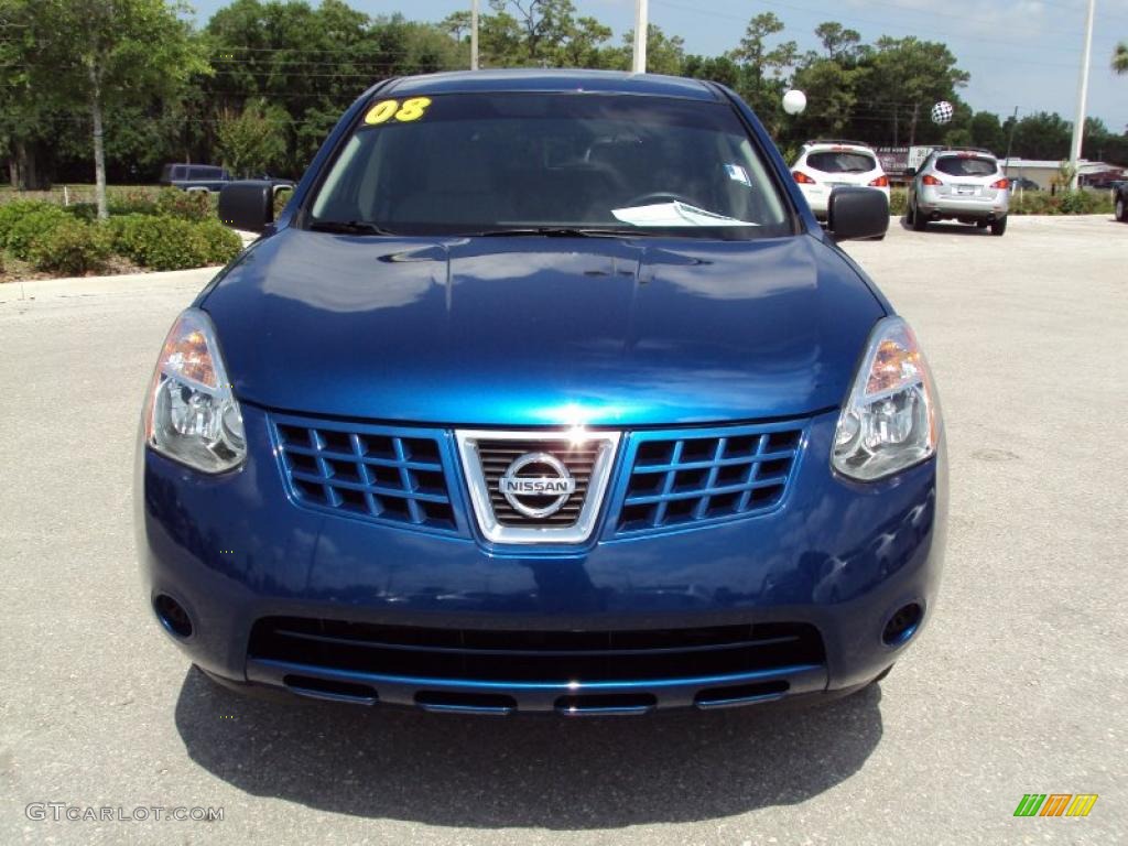 2008 Rogue S - Indigo Blue Metallic / Gray photo #14