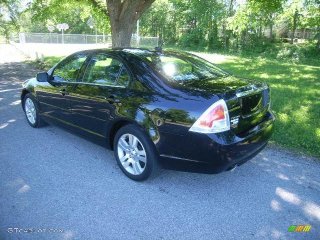 2008 Fusion SEL V6 - Black Ebony / Charcoal Black photo #5