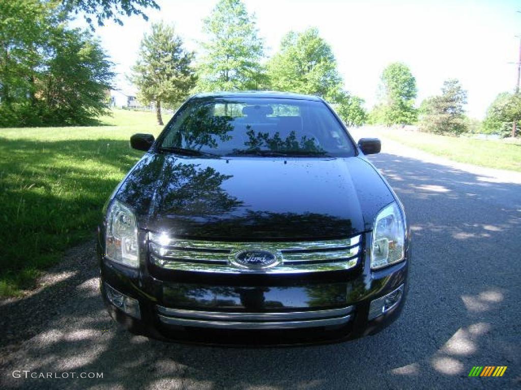 2008 Fusion SEL V6 - Black Ebony / Charcoal Black photo #8