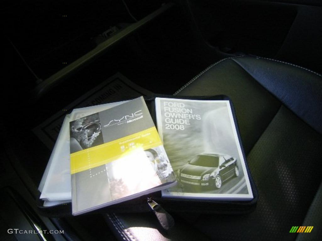 2008 Fusion SEL V6 - Black Ebony / Charcoal Black photo #42