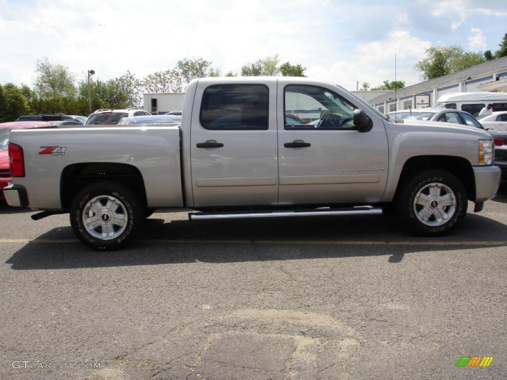 2008 Silverado 1500 LT Crew Cab 4x4 - Silver Birch Metallic / Ebony photo #7