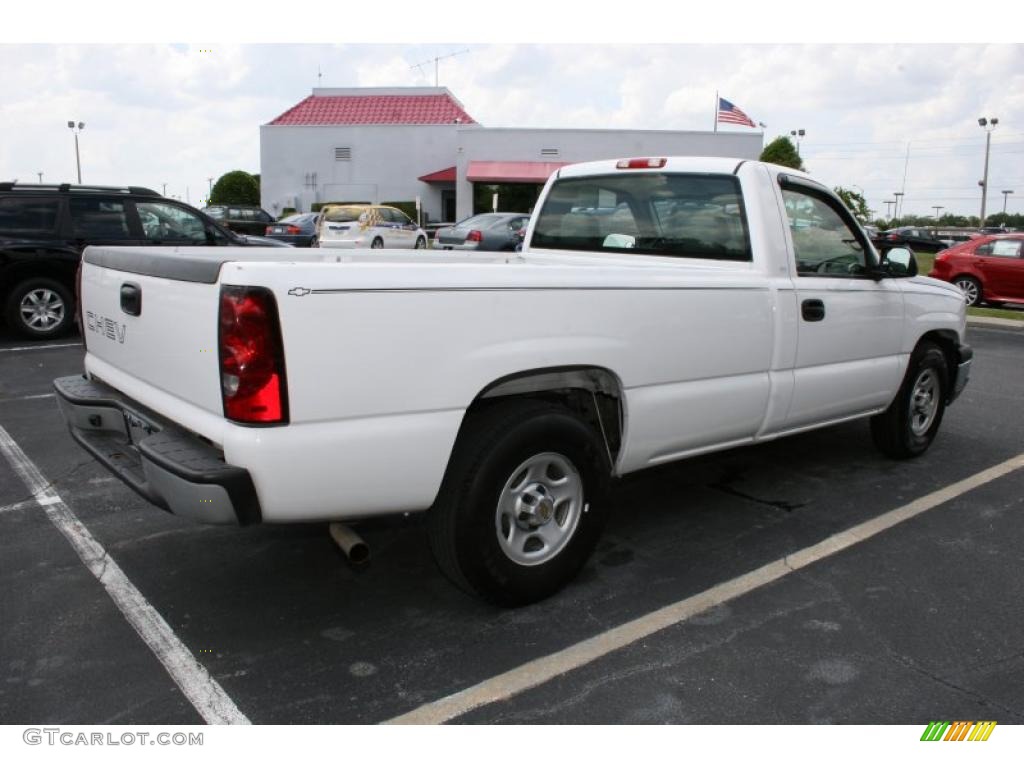 2004 Silverado 1500 Regular Cab - Summit White / Medium Gray photo #5