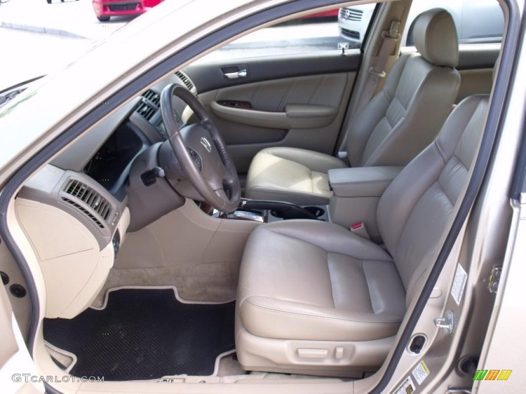 2006 Accord EX-L V6 Sedan - Desert Mist Metallic / Ivory photo #10