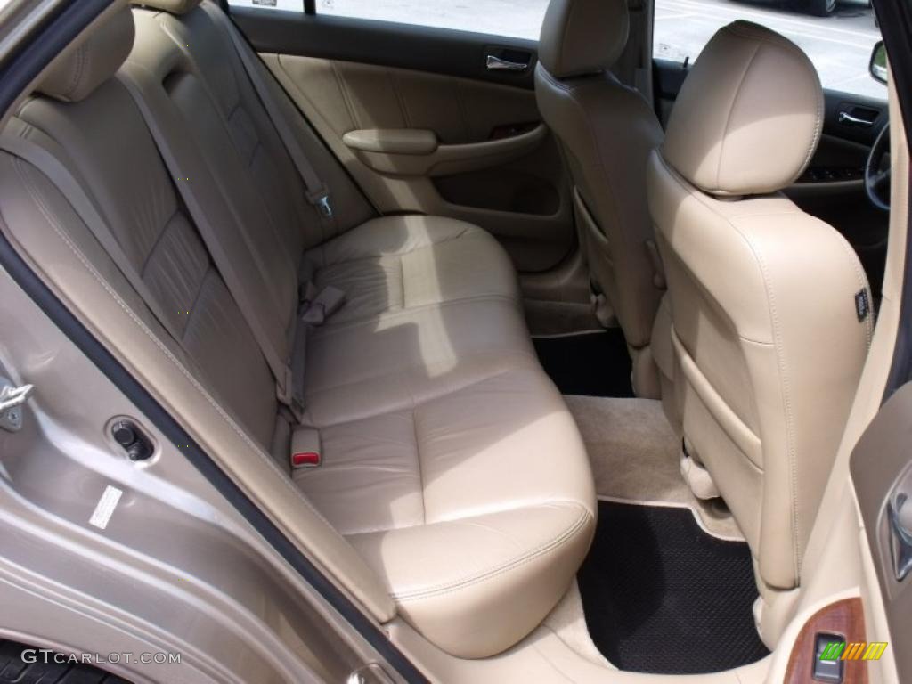 2006 Accord EX-L V6 Sedan - Desert Mist Metallic / Ivory photo #14