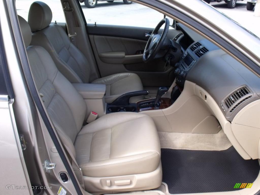 2006 Accord EX-L V6 Sedan - Desert Mist Metallic / Ivory photo #15