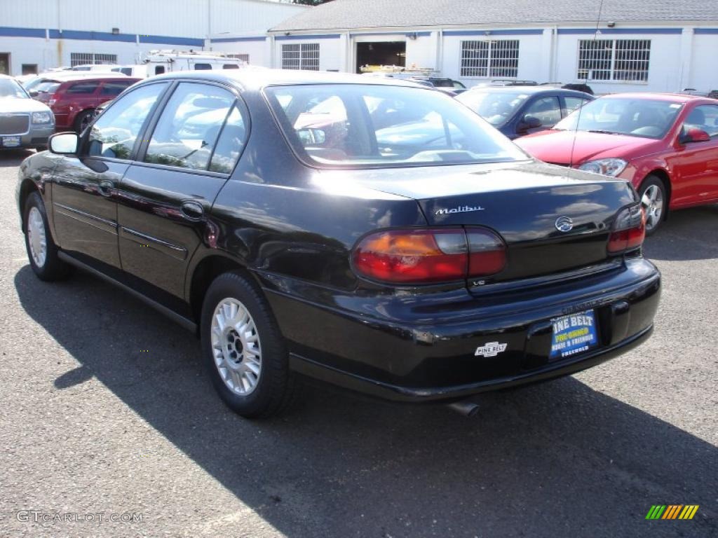 2002 Malibu Sedan - Black / Neutral photo #6