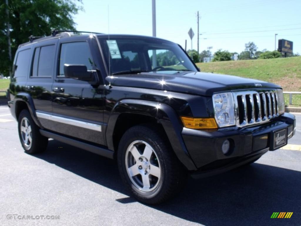 2010 Commander Sport - Brilliant Black Crystal Pearl / Dark Slate Gray photo #4