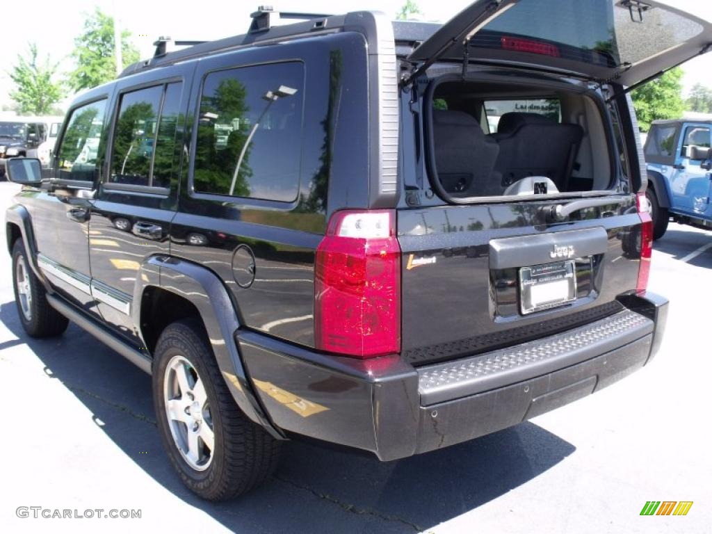 2010 Commander Sport - Brilliant Black Crystal Pearl / Dark Slate Gray photo #8