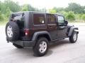 2010 Black Jeep Wrangler Unlimited Rubicon 4x4  photo #4