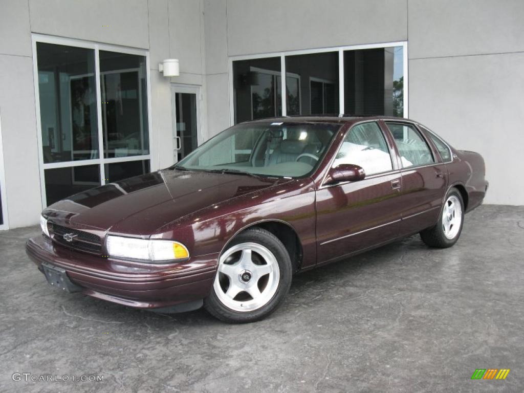 1996 Impala SS - Dark Cherry Metallic / Gray photo #1