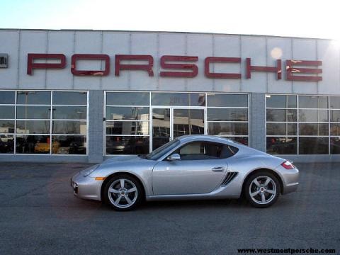 Arctic Silver Metallic Porsche Cayman