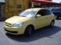 2008 Mellow Yellow Hyundai Accent GS Coupe  photo #3