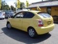2008 Mellow Yellow Hyundai Accent GS Coupe  photo #4