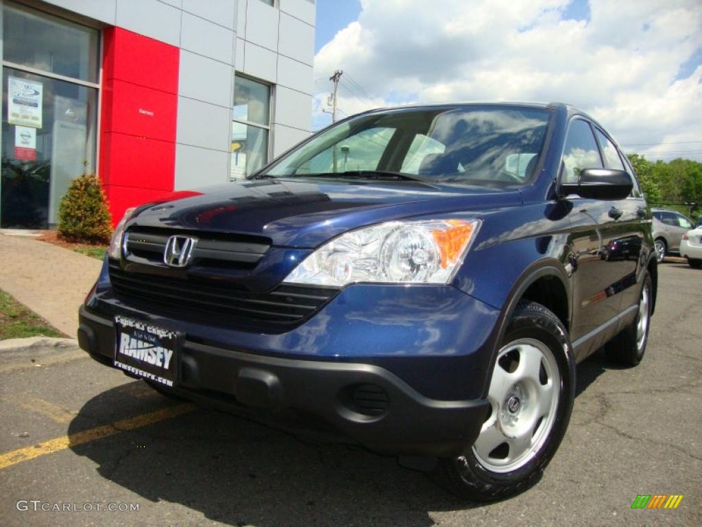 2007 CR-V LX 4WD - Royal Blue Pearl / Black photo #3