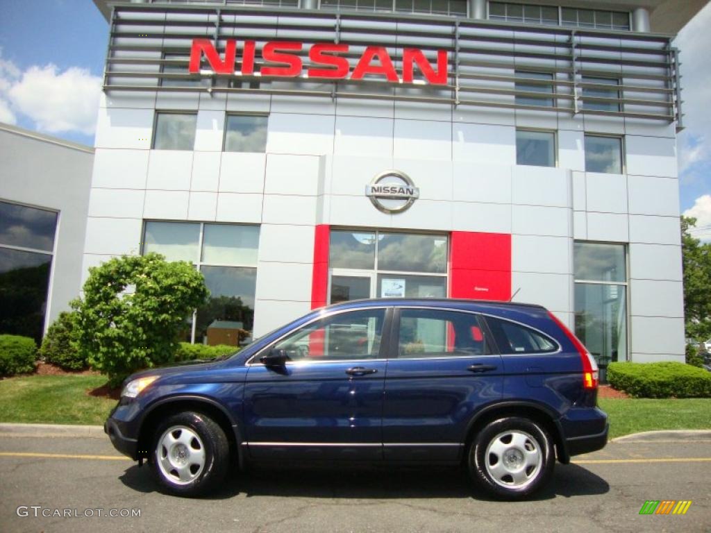 2007 CR-V LX 4WD - Royal Blue Pearl / Black photo #5
