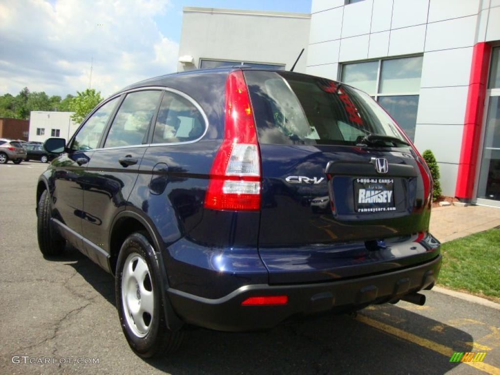 2007 CR-V LX 4WD - Royal Blue Pearl / Black photo #7