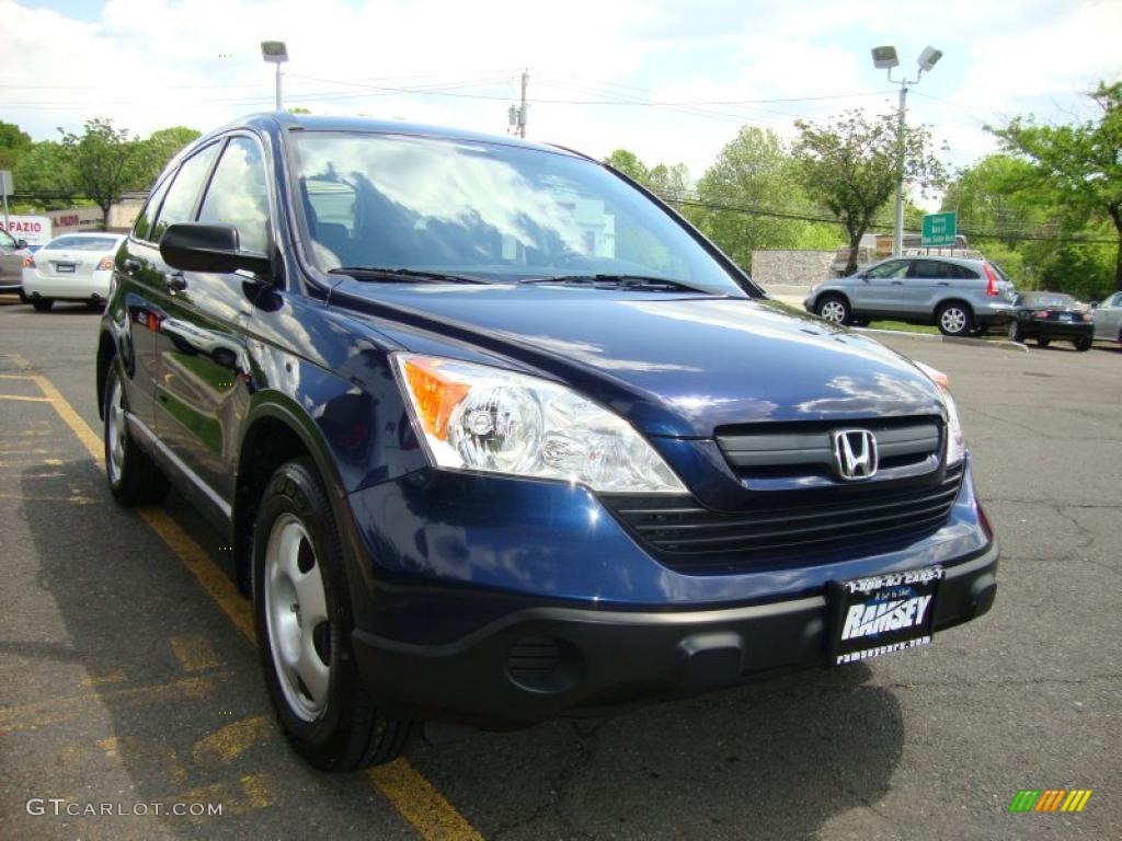 2007 CR-V LX 4WD - Royal Blue Pearl / Black photo #14