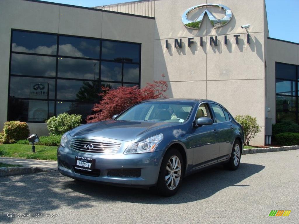 2007 G 35 x Sedan - Lakeshore Slate Metallic / Wheat Beige photo #1