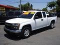 2007 Summit White Chevrolet Colorado LS Extended Cab  photo #3