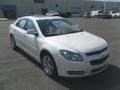 White Diamond Tricoat - Malibu LT Sedan Photo No. 5