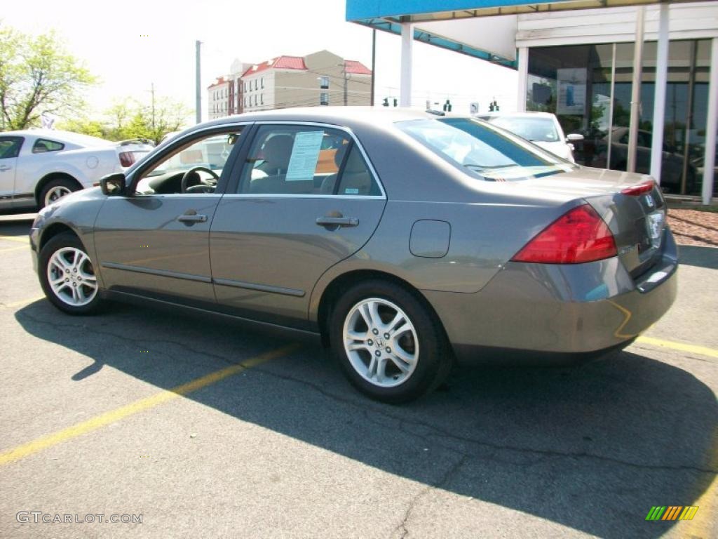 2007 Accord EX-L Sedan - Carbon Bronze Pearl / Ivory photo #6