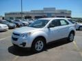 2010 Silver Ice Metallic Chevrolet Equinox LS  photo #1