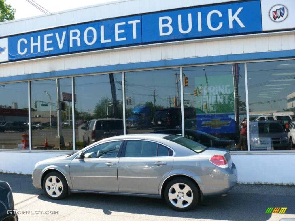 2007 Aura XE - Silver Pearl Metallic / Tan photo #1