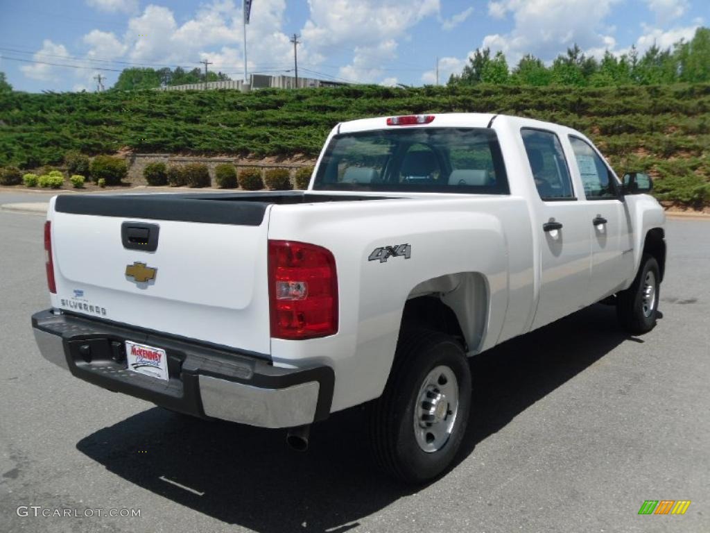 2010 Silverado 2500HD Crew Cab 4x4 - Summit White / Dark Titanium photo #4