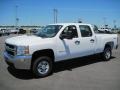 2010 Summit White Chevrolet Silverado 2500HD LS Crew Cab 4x4  photo #1