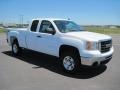 2010 Summit White GMC Sierra 2500HD SLE Extended Cab 4x4  photo #3