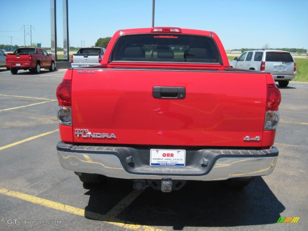 2007 Tundra Limited CrewMax 4x4 - Radiant Red / Graphite Gray photo #18